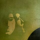 Oil painting on canvas by Bruno Lassalle signed by him in 1982