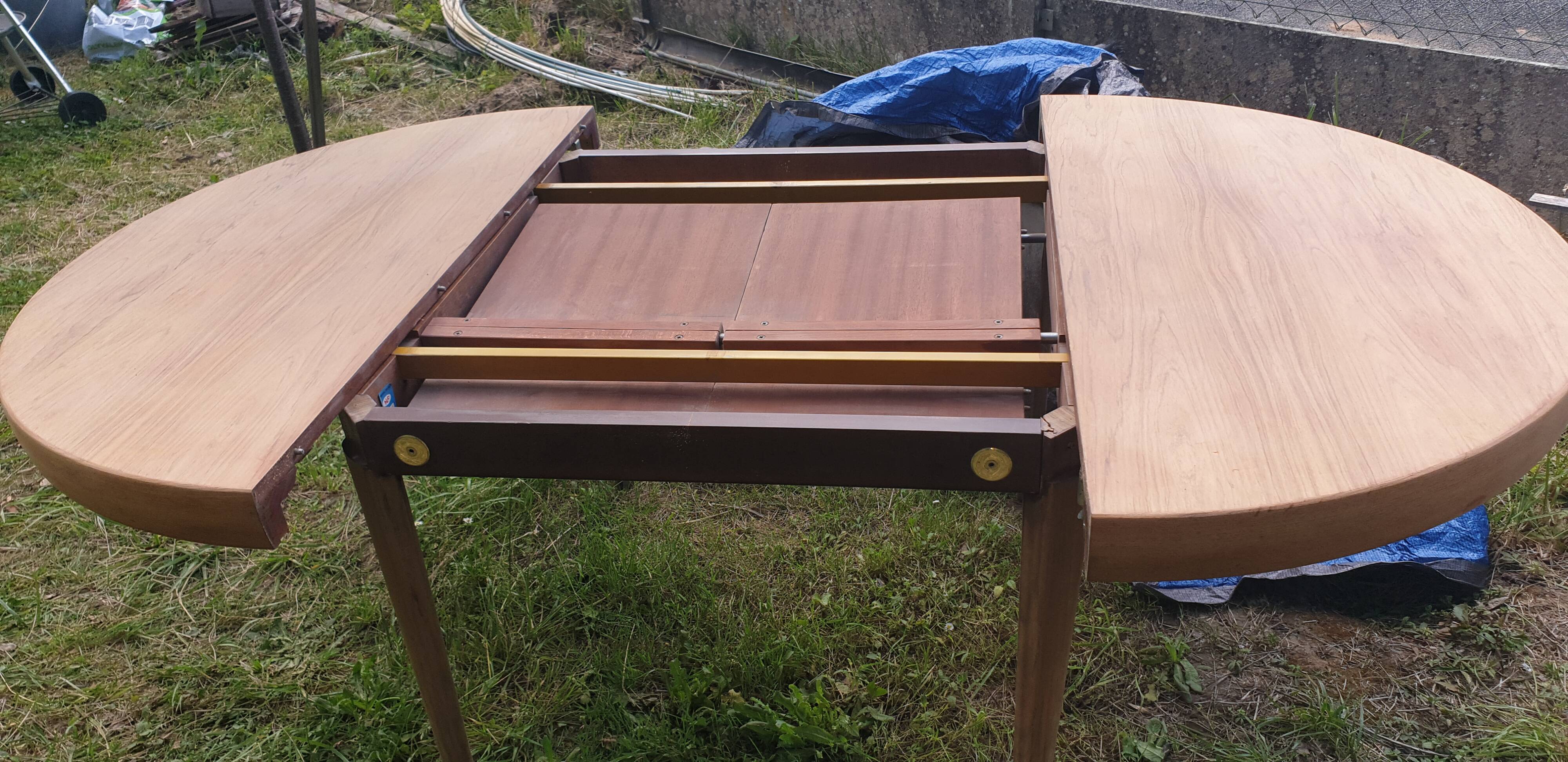 Vintage Danish Rosewood Extendable Dining Table