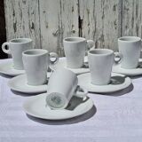Six Pillivuyt espresso cups