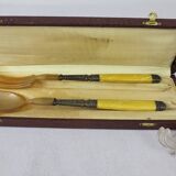 Art Deco salad servers