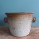 Puisaye sandstone ice bucket signed Jean-Pierre Prud'homme