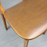 Vintage Italian Leatherette Dining Chairs, set of 3
