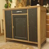 Art deco sideboard in solid oak