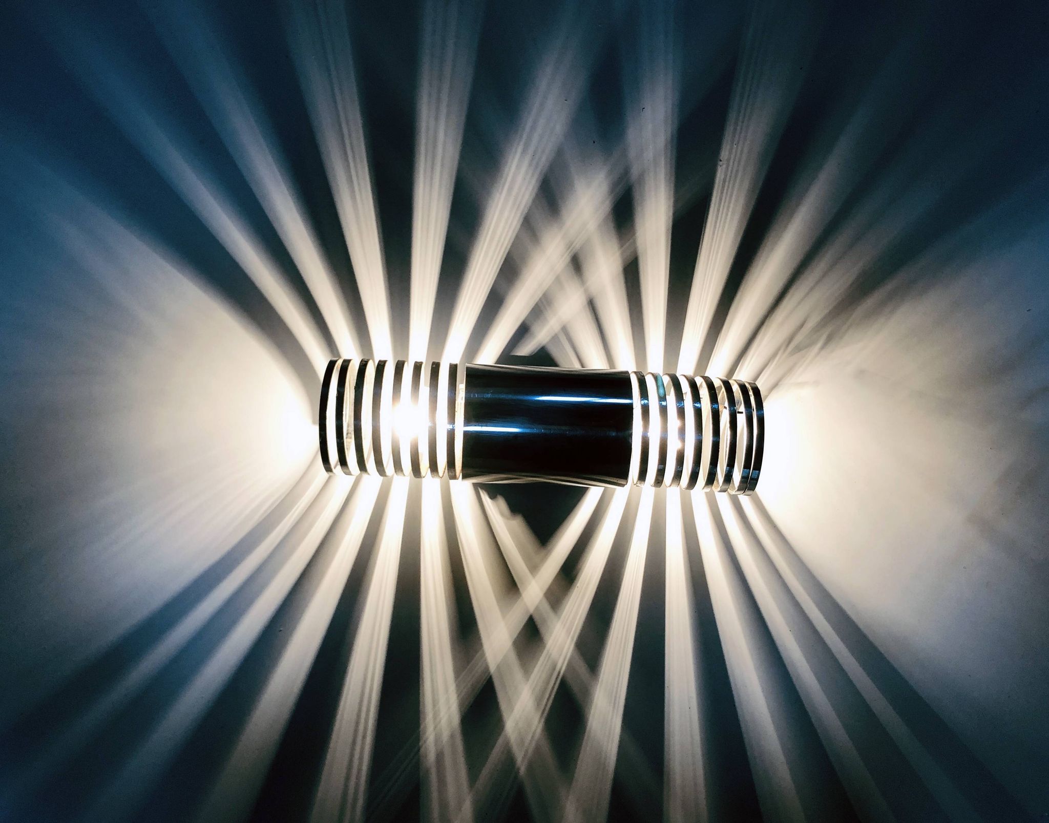 Vintage Wall Lamp • Spirals • Space Age • 1970