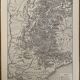 Old map of the Alps from 1928