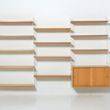 Original String Wall System in Ash by Nisse Strinning, Sweden - 1950's