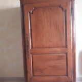 Antique walnut bonnetière