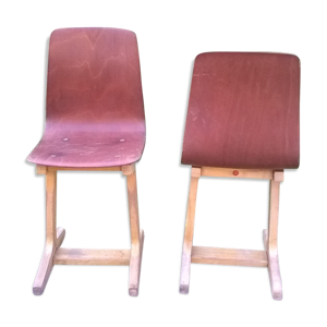 Paire de chaises vintage - pagholz