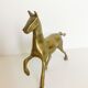 Brass horse