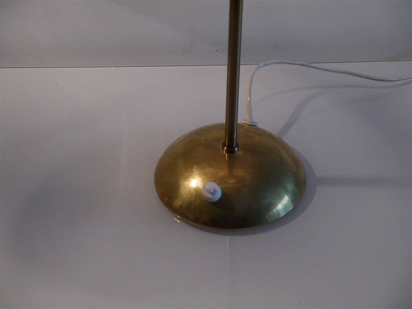 Pair of Swedish brass lamps from "Gemi" 1970