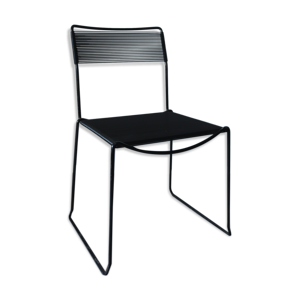Chaise noire Spaghetti - line