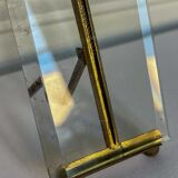 Frame in brass and beveled glass