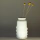 White ceramic vase