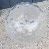 Pair of glass ball vases from the 70