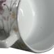 Tasse fleurie rose et argent, marque La rose des sables