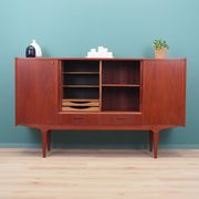 Teak highboard, Danish design, 1960s, production: Denmark