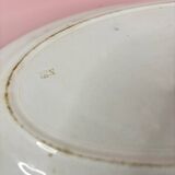 Digoin Sarreguemines dish Corsica model blue