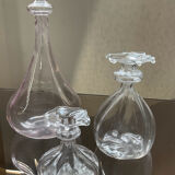 Trio of Art Deco soliflores in blown glass