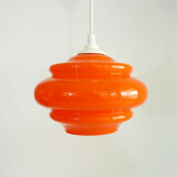 Orange opalin hanging lamp