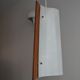 Suspension scandinave teck et verre 1960