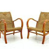 Chaises en corde vintage, 1970