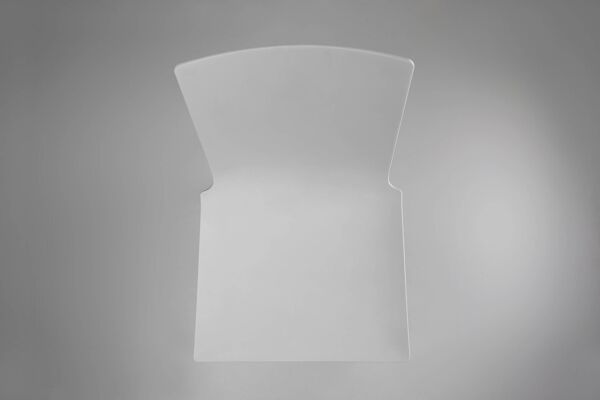 Chaise blanche élégante du 21e siècle, Belgique
