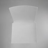 21th Century elegant white design chair, Belgium