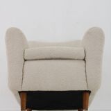 1970s Restored Armchair in Boucle Fabric