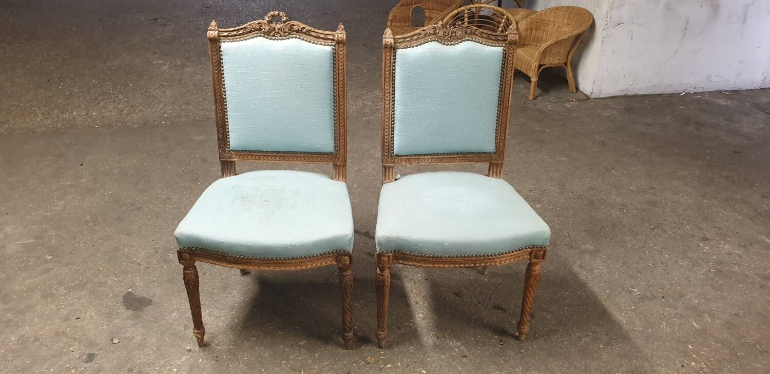 2 Louis xvi chairs