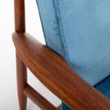 Pair of easy chairs by Grete Jalk for France & Daverkosen, Denmark 1962