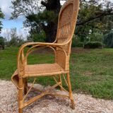 Rattan armchair