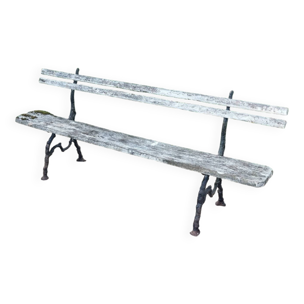 Banc de jardin fonte bois