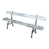 Cast iron and wood garden bench