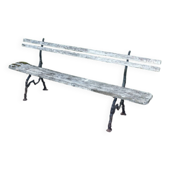 Banc de jardin fonte bois