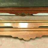 Louis XV style bed in 20th century walnut