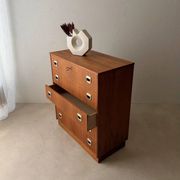 Swedish mid-century chest of drawers teak five drawers