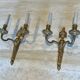 Suite de 4 appliques en bronze de style Louis XVI