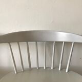Ensemble de 4 chaises blanche "J104" par Jørgen Bækmark pour FDB Møbler 1960s
