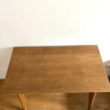 Side table with compass legs