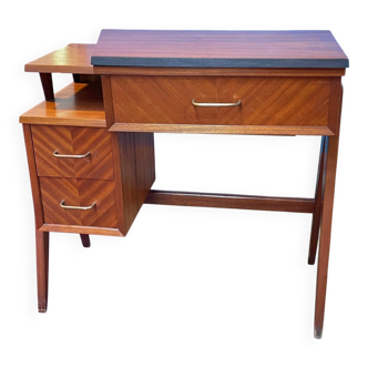 Vintage desk with splayed legs from the 1960s.
