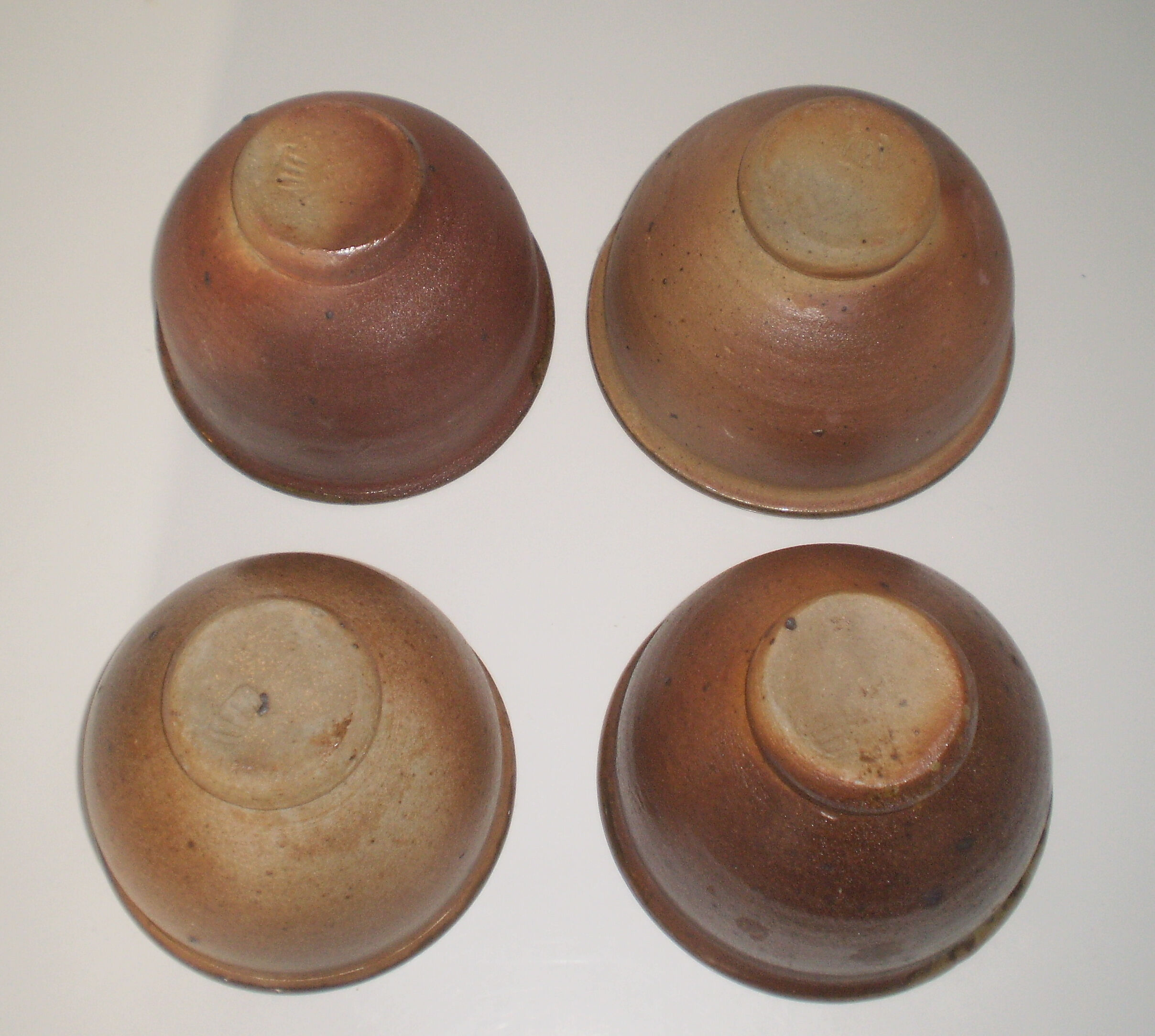 Lot of 4 sandstone bowls