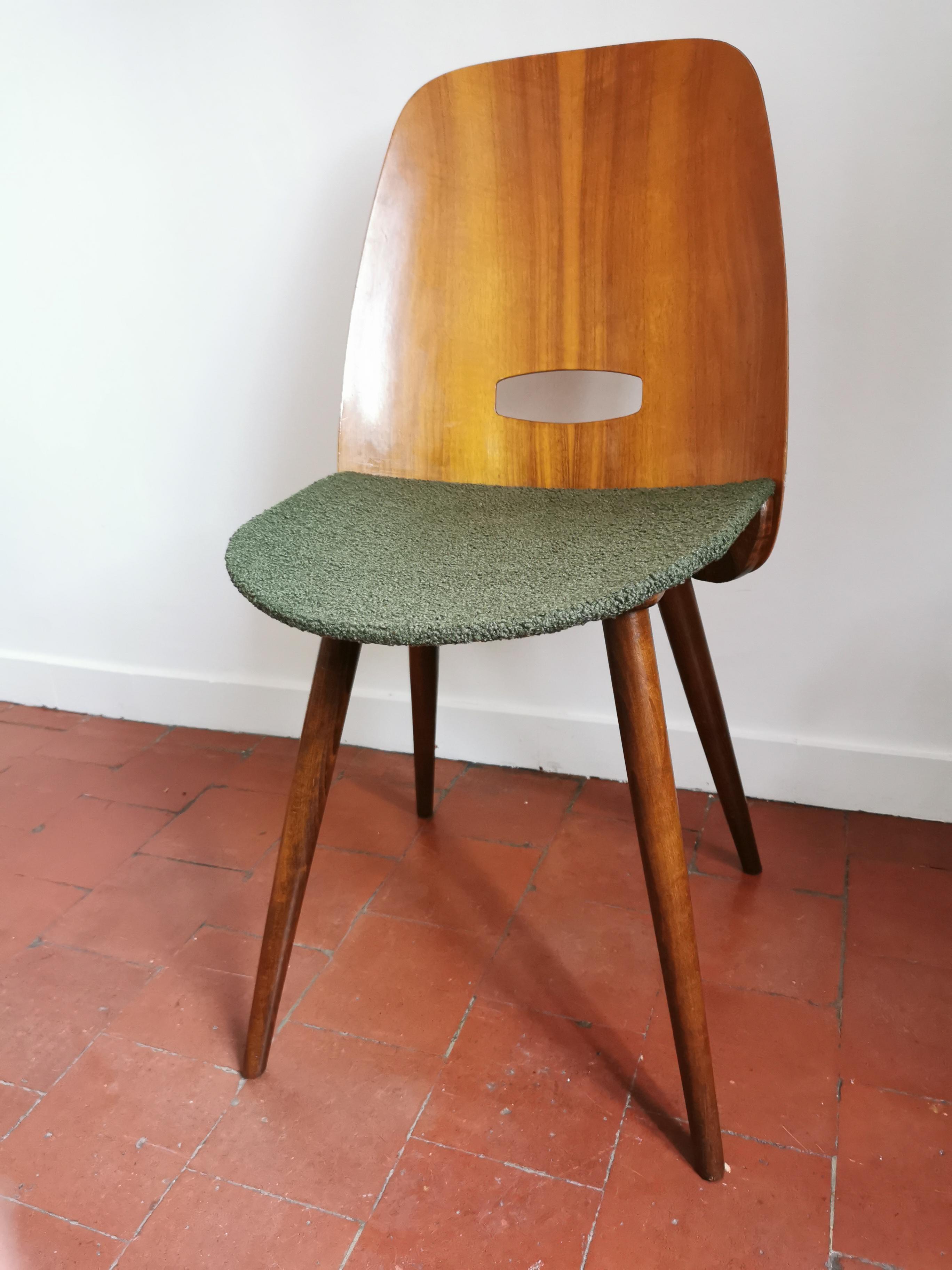Chaise du designer tchèque F. Jirak pour Tatra 1960