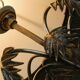 Silver-plated palm lamp, 1910, Thomas Bradbury & Sons