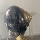 Vintage brass snail paperpress 70s