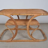 Rattan coffee table