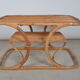 Table basse en rotin