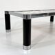 Table basse postmoderne en marbre Calacatta Violetta, 1980