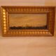 Painting table school of Barbizon France late 19th century