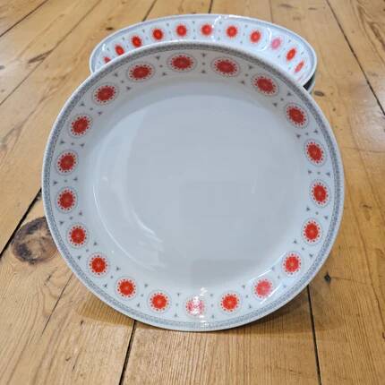 11 vintage deep plates in porcelain by Johann Seltmann - 1970s
