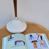 Vintage round coffee table design Maison Regain style 1970s